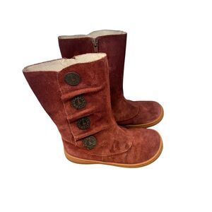 Livie & Luca Kids Boots in Burgundy